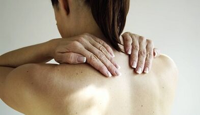 Self -massage with cervical osteochondrosis
